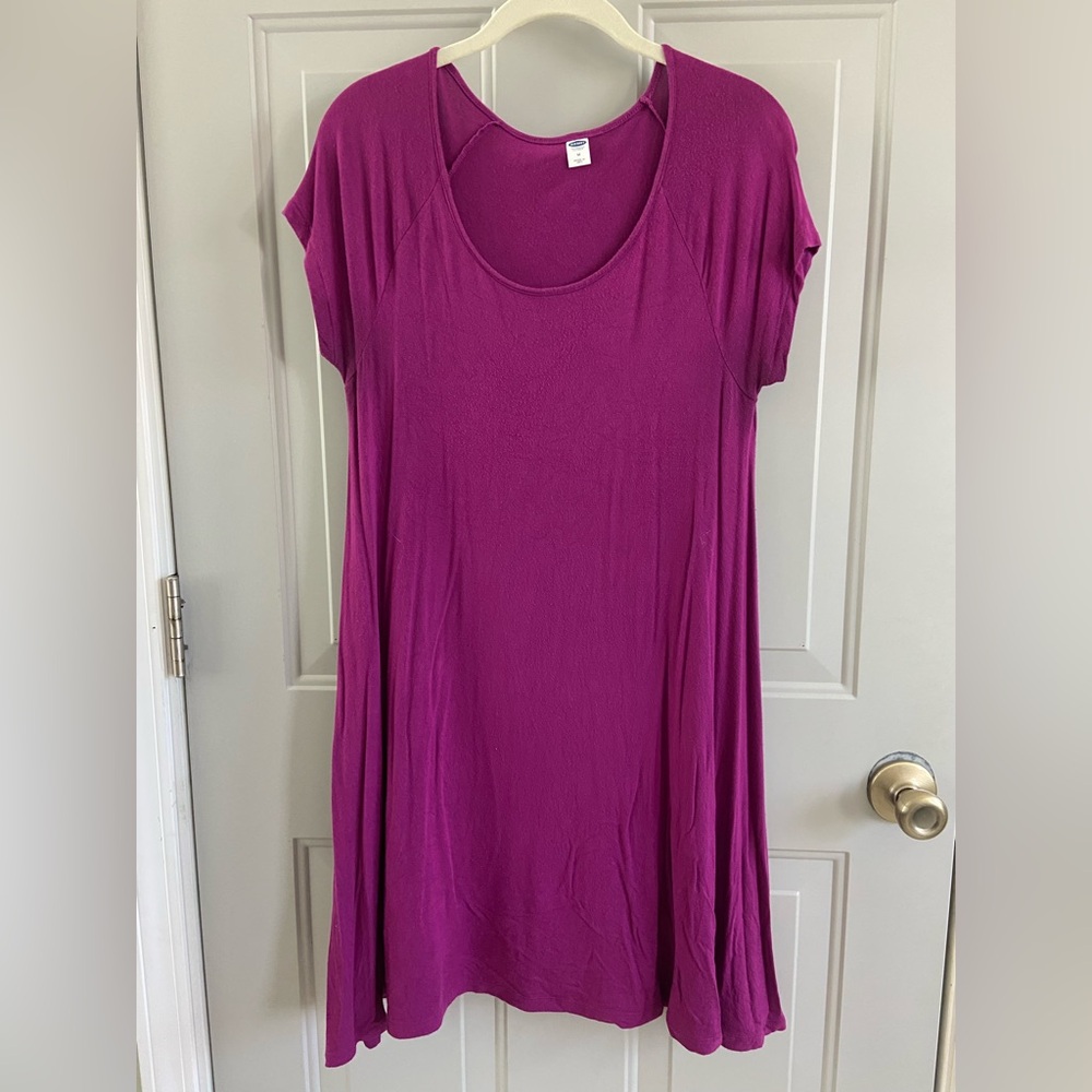 Old Navy Women's Magenta Tunic Dress